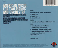 American Music for Two Pianos and Orchestra