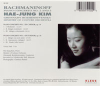 Hae-Jung Kim, Piano Rachmaninoff, Piano Concerto No.2. and No.3