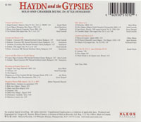 Haydn And The Gypsies; Solo and Chamber Music in Style Hongrois. Period Instruments