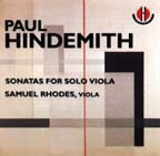 HE1040: Hindemith - Solo Viola Sonatas