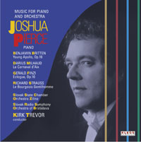 KL5137: Music for Piano and Orchestra<br />
Joshua Pierce, Piano; Slovak State Chamber Orchestra, Zilina; Slovak Radio Symphony Orchestra of Bratislava; Kirk Trevor, Conductor