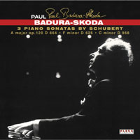 KL5139: 3 Piano Sonatas by Schubert<br />A major op 120 D 664 — F minor D 625  — C minor D 958<br />Paul Badura-Skoda